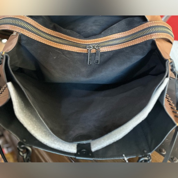 🔥One of a Kind🔥 Coach Dreamer Tote 52 With Tattoo x Chelsea Champlain GloveTan - Picture 10 of 15